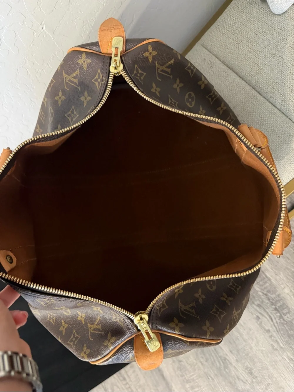 Louis Vuitton Monogram Canvas Keepall 45 Vintage